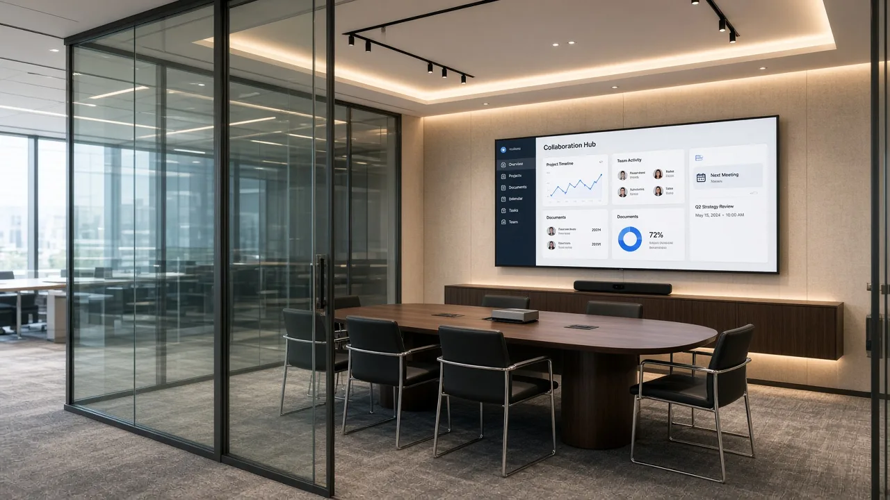 Professional meeting room for a direct conversation with GreyAspect engineers in Metro Vancouver
